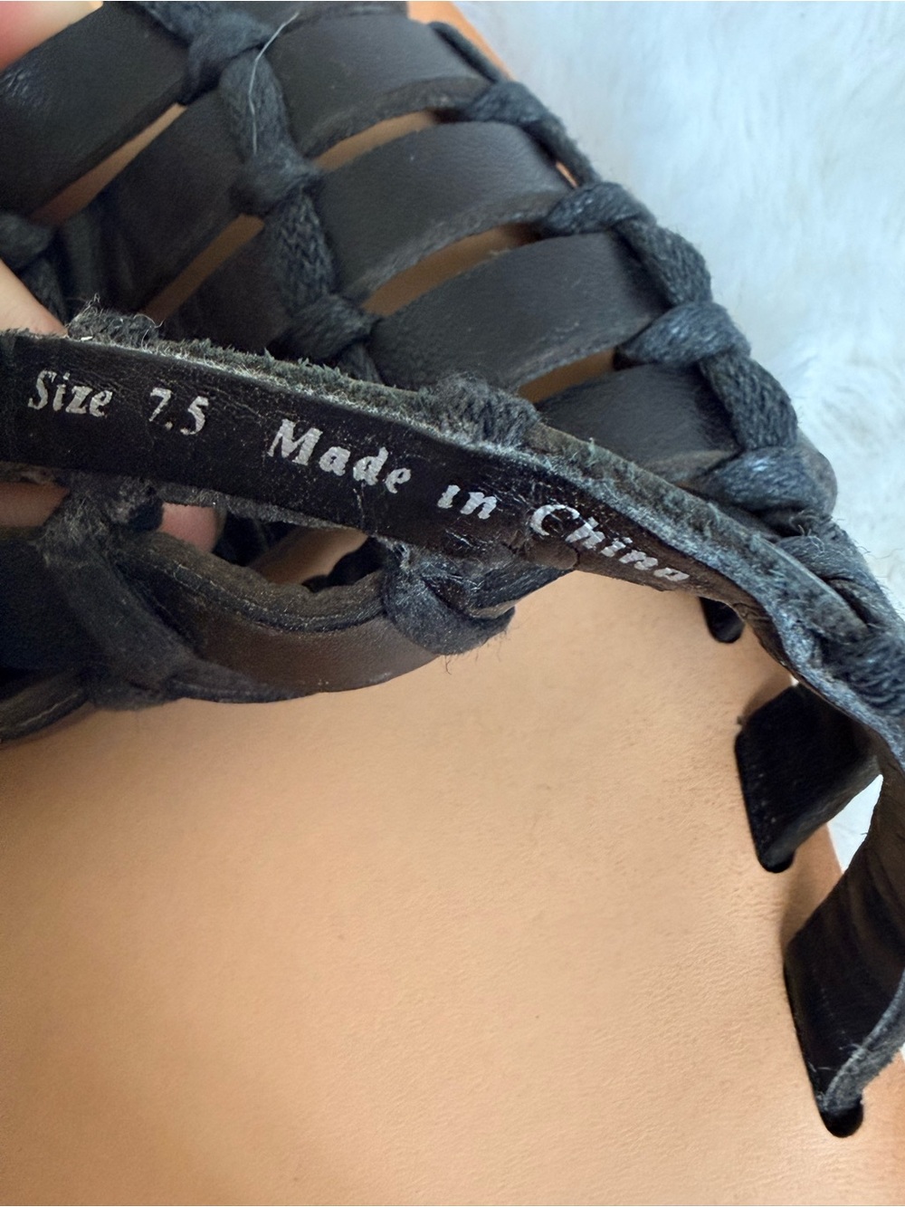 Dolce Vita Colsen Black Leather Slide Sandals Women’s Size 7.5 NIB - Picture 7 of 7